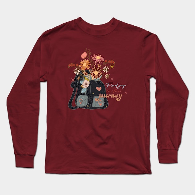 Joy In The Journey Long Sleeve T-Shirt by PassionNDesire